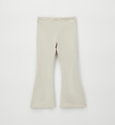 Pantaloni a zampa bambina BEIGE-0434