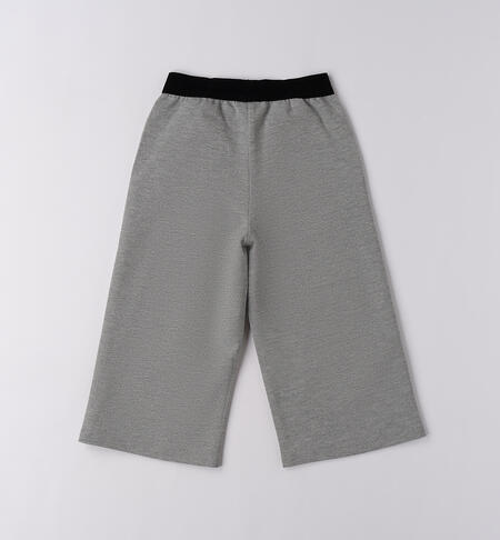 Pantaloni bambina iDO GRIGIO MELANGE-8970