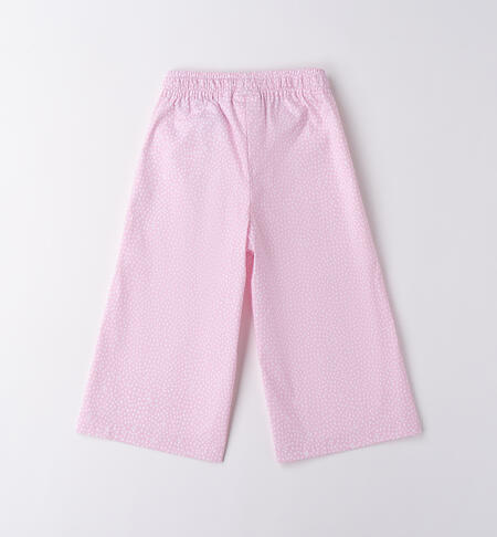 Pantaloni bambina iDO ROSA-BIANCO-6BLB
