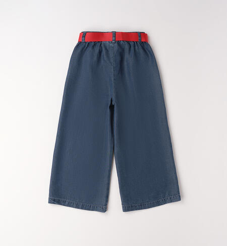Pantaloni bambina iDO STONE WASHED MEDIUM BLUE -7044