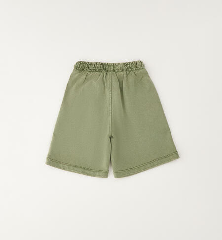 Pantaloni bambino 100% cotone VERDE SALVIA-5454