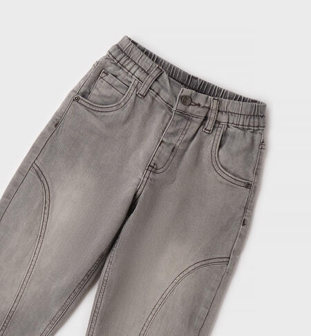 Pantaloni bambino baggy DENIM MEDIUM GREY-7998