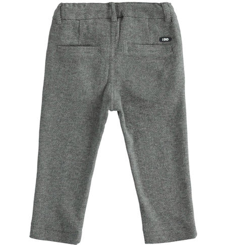 Elegant trousers for boys from 9 months to 8 years iDO GRIGIO MELANGE-8993
