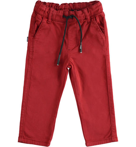Pantaloni bambino eleganti - da 9 mesi a 8 anni iDO ROSSO-2536