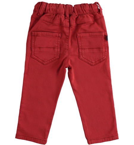 Pantaloni bambino eleganti - da 9 mesi a 8 anni iDO ROSSO-2536