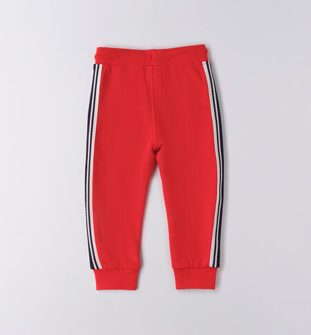 Pantaloni bambino sportivi ROSSO-2236