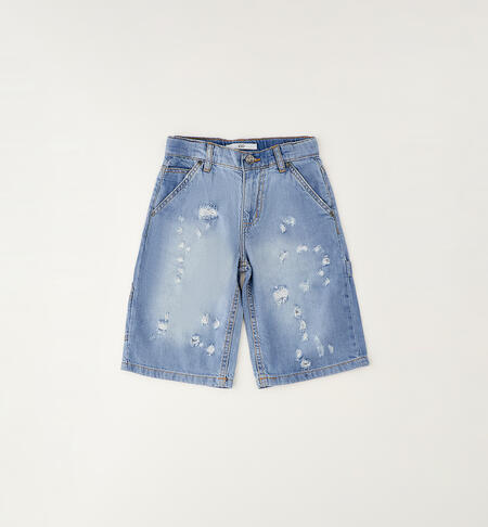 Boys' basketball trousers BLUE