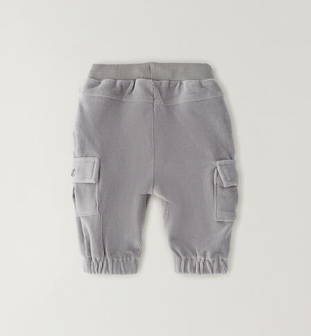 Pantaloni bimbo neonato GRIGIO-0518