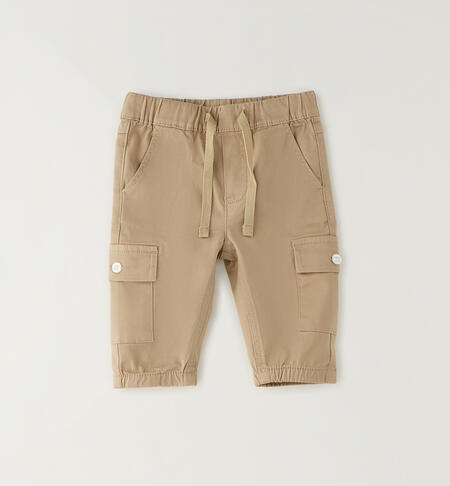 Pantaloni cargo neonato BEIGE