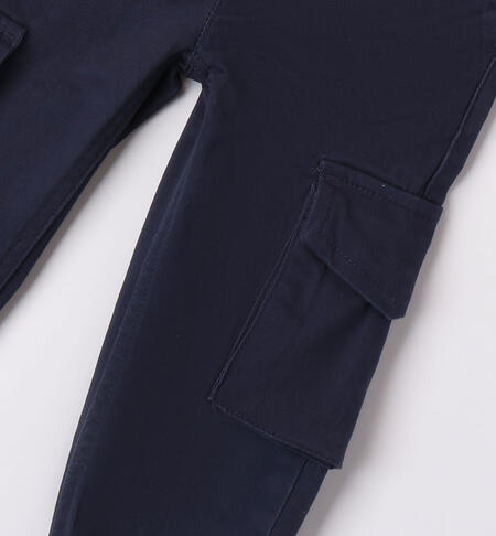 iDO cargo trousers for boys aged 9 months to 8 years NAVY-3885