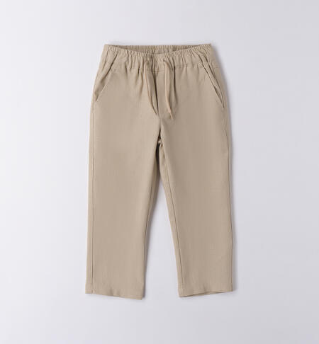Pantaloni cerimonia bambino BEIGE