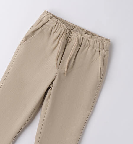 Pantaloni cerimonia bambino BEIGE-0436