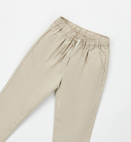 Pantaloni cerimonia bambino BEIGE-0436