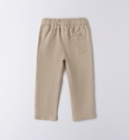 Pantaloni cerimonia bambino BEIGE-0436