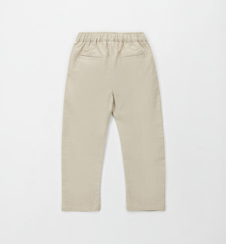 Pantaloni cerimonia bambino BEIGE-0436