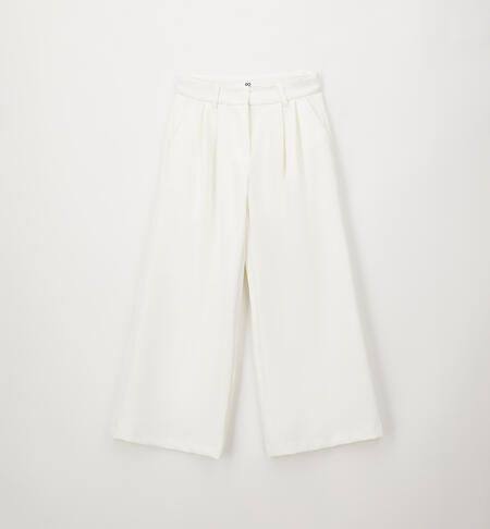 Girls' formal trousers CREAM