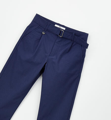 Pantaloni cerimonia per ragazzo NAVY-BLU-6BUZ