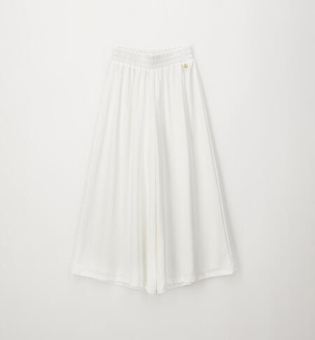 Girls' formal trousers CREAM