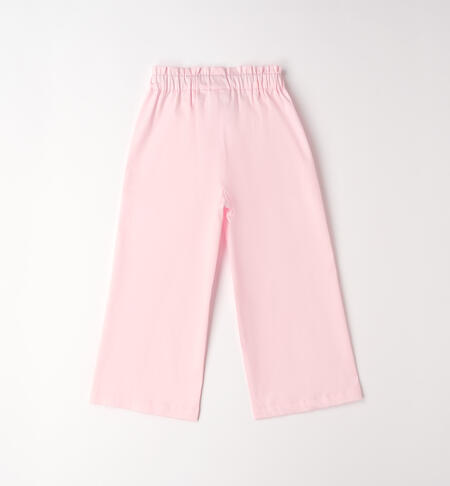 Pantaloni con fiocco bambina ROSA-2763