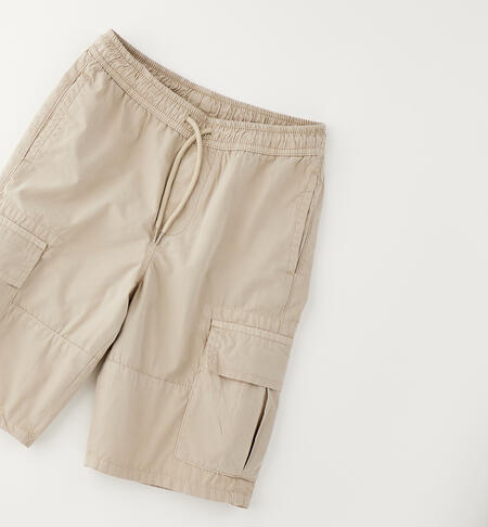 Baby boys' shorts BEIGE-0436