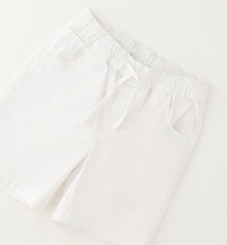 Pantaloni corti per bambino BIANCO-0113