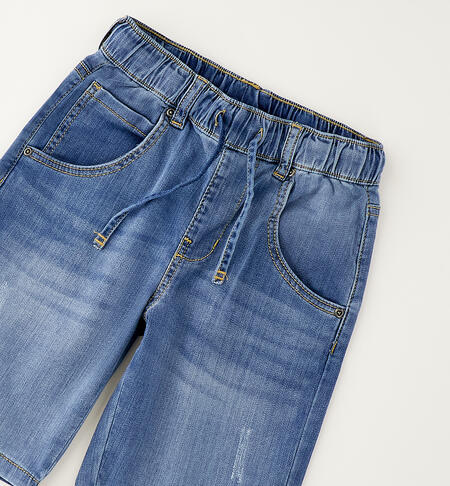 Boys' shorts STONE WASHED CHIARO-7400