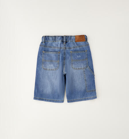 Boys' shorts STONE WASHED CHIARO-7400