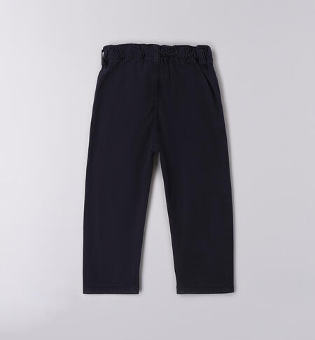 Pantaloni cotone per bambino NAVY-3885