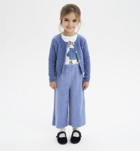 iDO cropped trousers for girls aged 9 months to 8 years AVION-3817