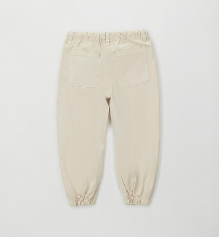 Pantaloni da bambina BEIGE-0434
