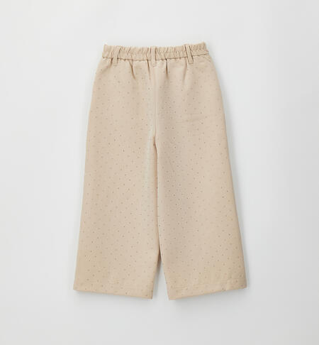Pantaloni da bambina iDO BEIGE-0941