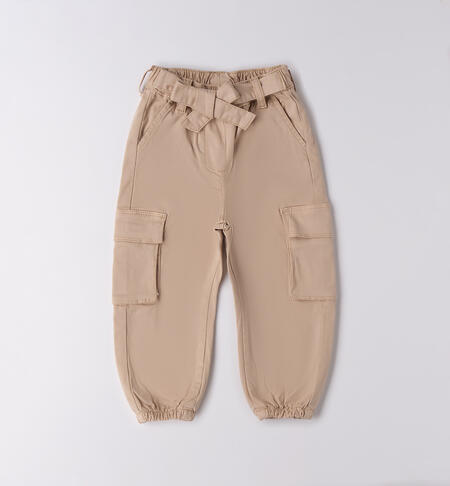 Pantaloni da bambina BEIGE