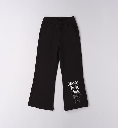 Pantaloni da ragazza NERO