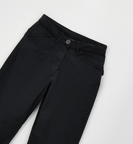 Pantaloni da ragazza NERO-0658