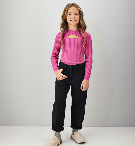 Pantaloni da ragazza NERO