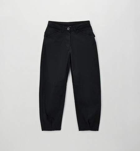 Pantaloni da ragazza NERO-0658
