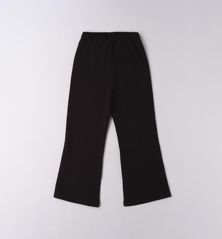 Pantaloni da ragazza NERO-0658