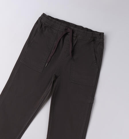 Pantaloni da ragazzo GRIGIO SCURO-0566