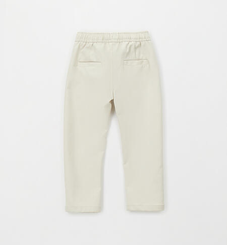 Pantaloni eleganti bambino ECRU'-0432
