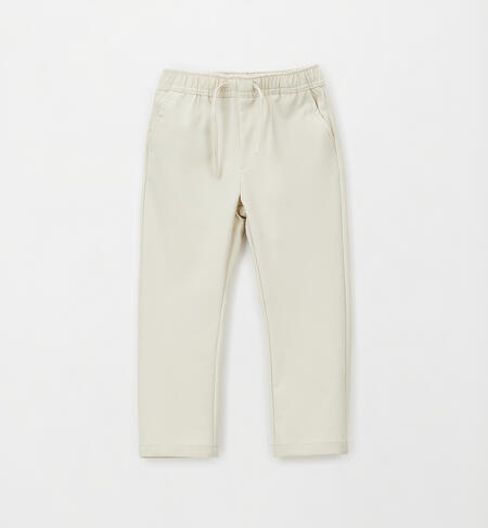 Pantaloni eleganti bambino ECRU'-0432