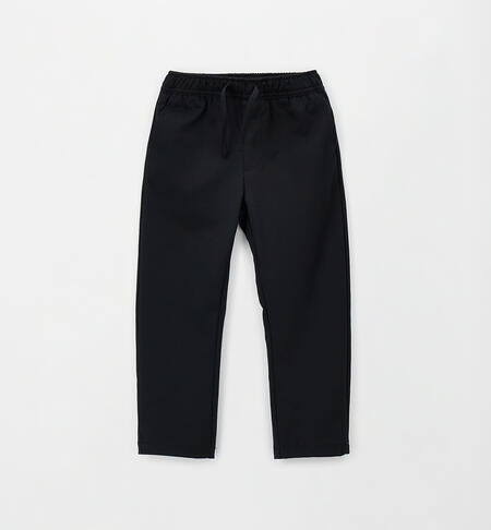 Pantaloni eleganti bambino NERO-0658
