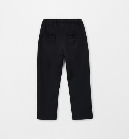 Pantaloni eleganti bambino NERO-0658