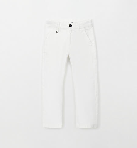 Pantaloni eleganti da bambino BIANCO