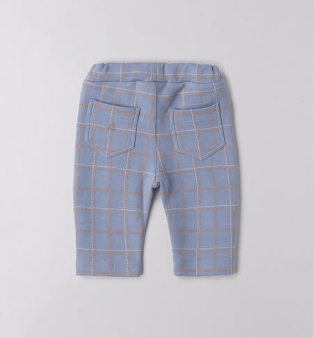 Pantaloni eleganti neonato AZZURRO-3814