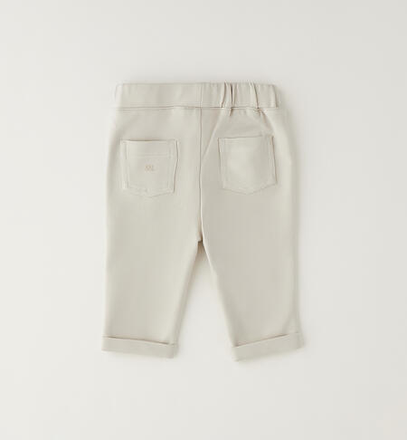 Pantaloni eleganti neonato BEIGE-0421