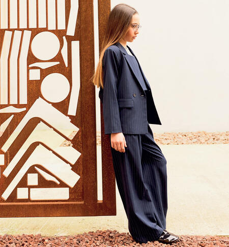 Pantaloni eleganti ragazza BLU