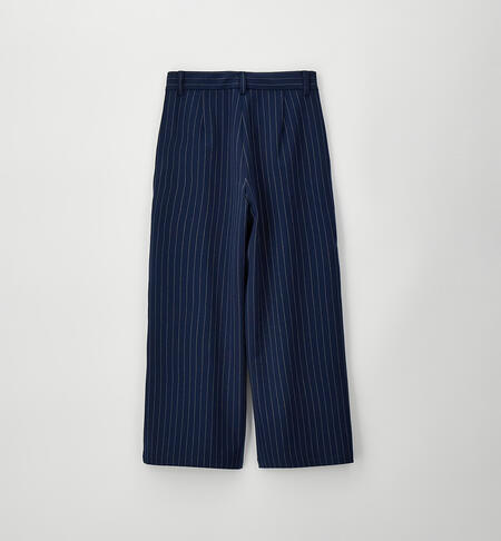 Elegant trousers for girls NAVY-3885