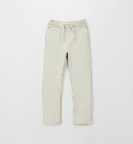 Pantaloni eleganti ragazzo ECRU'-0432