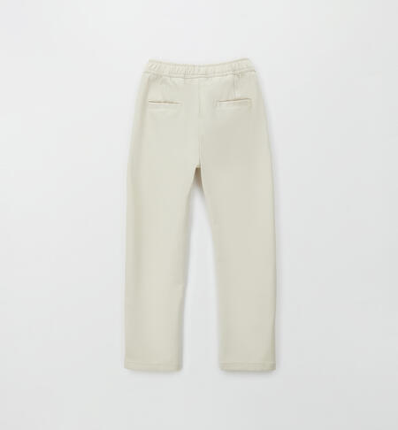 Pantaloni eleganti ragazzo ECRU'-0432
