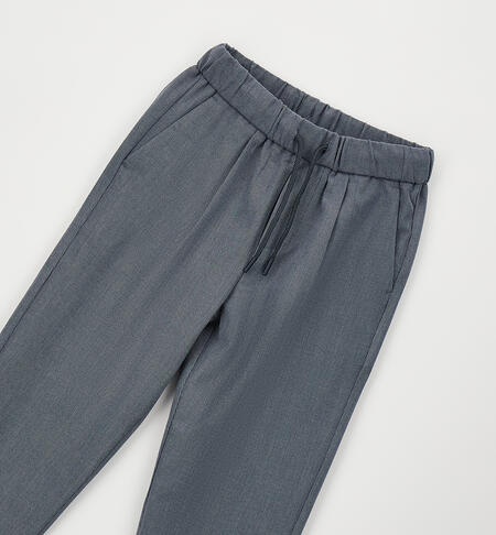 Pantaloni eleganti ragazzo GRIGIO SCURO-3846